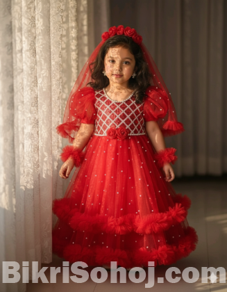 Baby Party Gown (Pori Dress) পার্টি গাউন (পরী ড্রেস)